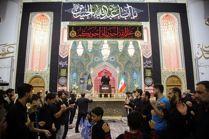 مراسم عزاداری ایام اسارت آل الله در حرم حضرت معصومه(س)