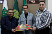 2023 World's Strongest Man medal presented to Imam Reza shrine museum