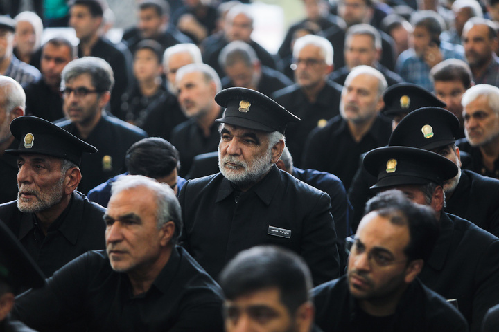 مراسم اذن خدمت اربعین حسینی در حرم مطهر رضوی