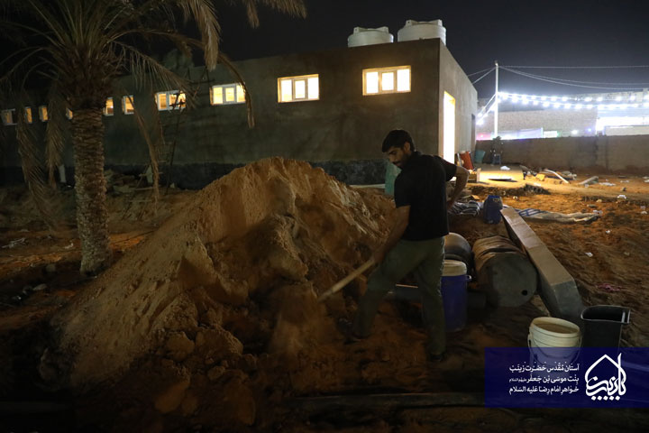 خدمت رسانی مواکب آستان مقدس حرم حضرت زینب علیهماالسلام به زائران اربعین حسینی