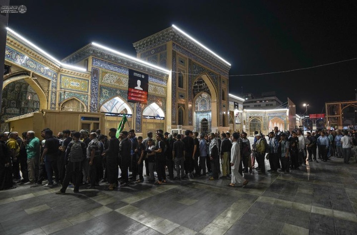 حرم امیر المومنین میزبان زائران اربعین حسینی