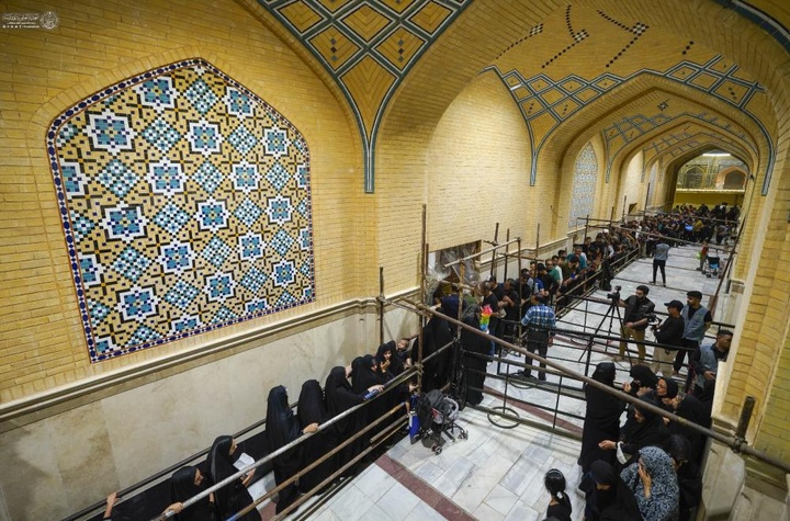 حرم امیر المومنین میزبان زائران اربعین حسینی