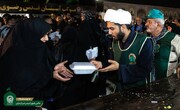Imam Reza shrine servants from Bushehr provide services to pilgrims on Shalamcheh border crossing
