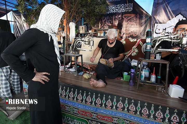 خدمات متنوع موکب‌ها به زائران اربعیـــن حسینــــی