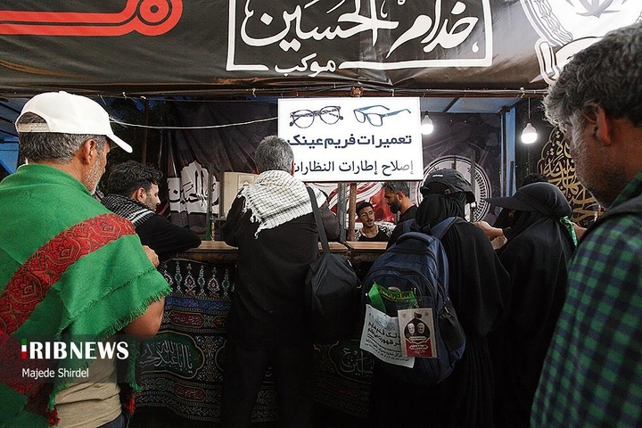 خدمات متنوع موکب‌ها به زائران اربعیـــن حسینــــی