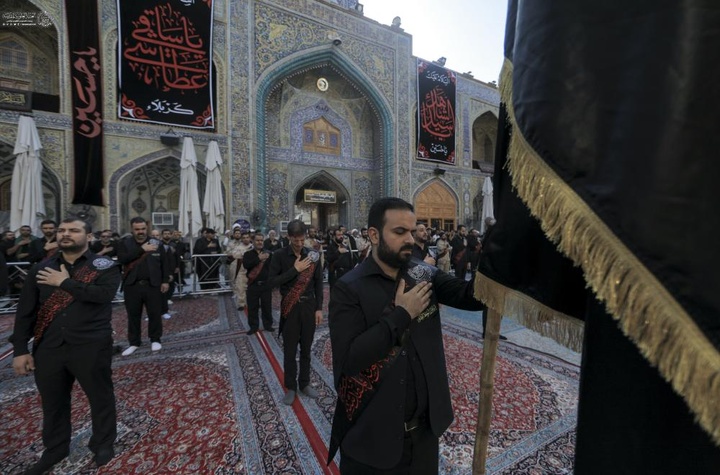 وداع خادمان امیرالمومنین علیه السلام با موسم بندگی حسینی
