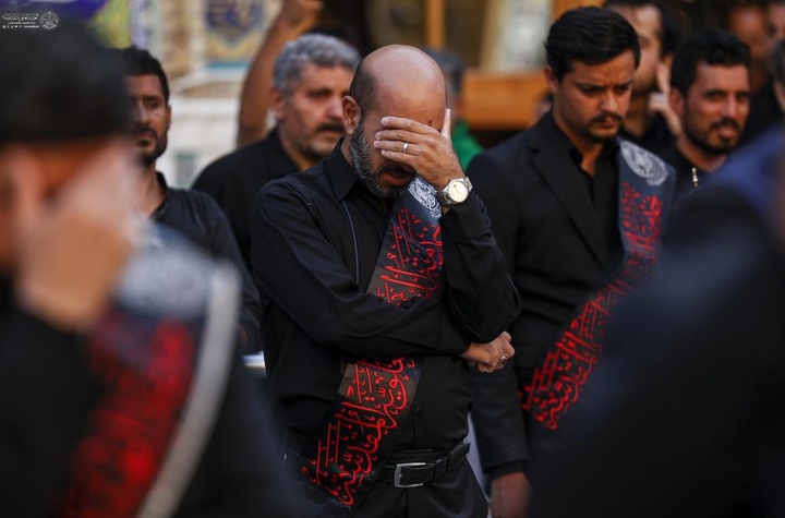 وداع خادمان امیرالمومنین علیه السلام با موسم بندگی حسینی