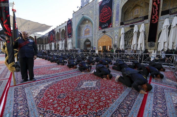 وداع خادمان امیرالمومنین علیه السلام با موسم بندگی حسینی