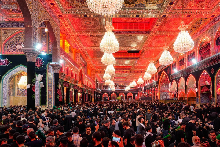 شب اربعین امام حسین در کربلای معلی