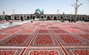 اهدای امانی ۷۰ هزار مترمربع فرش‌ حرم رضوی به هیئت‌های مذهبی