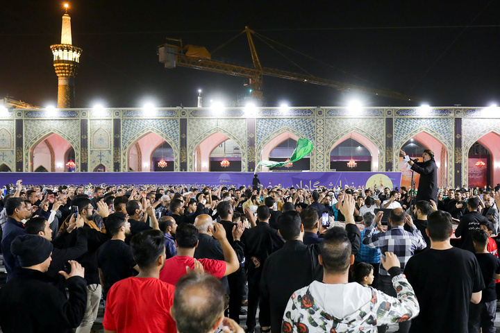 مراسم چهارپایه‌خوانی کشورهای جهان اسلام در حرم مطهر رضوی