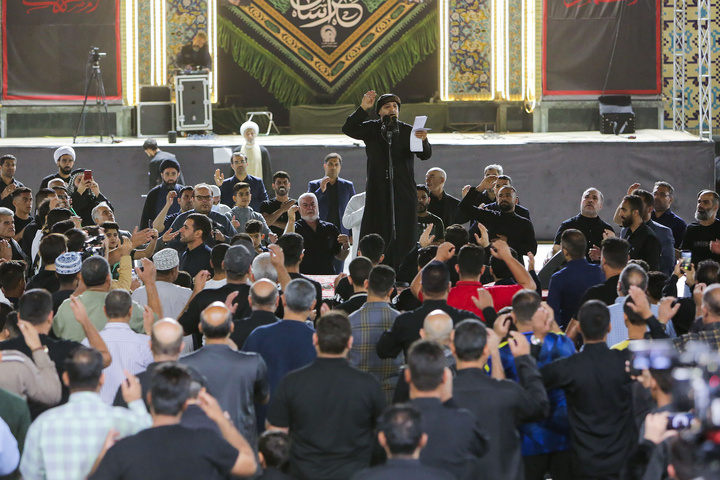 Imam Reza shrine hosts traditional mourning ritual for Arab pilgrims  