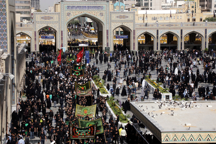 بارگاه منور رضوی، میزبان هیئت‌های عزاداری از سراسر کشور