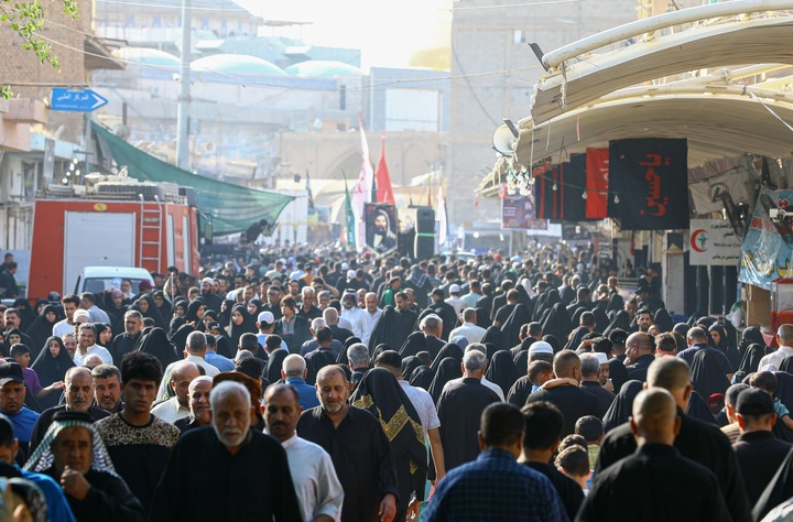 العتبة العسكرية المقدسة تستقبل أكثر من (۳.۰۰۰.۰۰۰) ثلاثة ملايين زائرخلال زيارة استشهاد الامام الحسن...