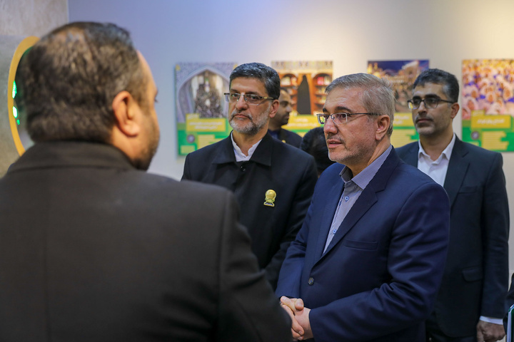 بازدید رئیس سازمان برنامه و بودجه کشور از فعالیت‌های آستان قدس رضوی