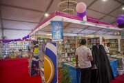 مشارکت بخش رسانه آستان قدس عباسی در نمایشگاه بین‌المللی کتاب کودک در کربلا