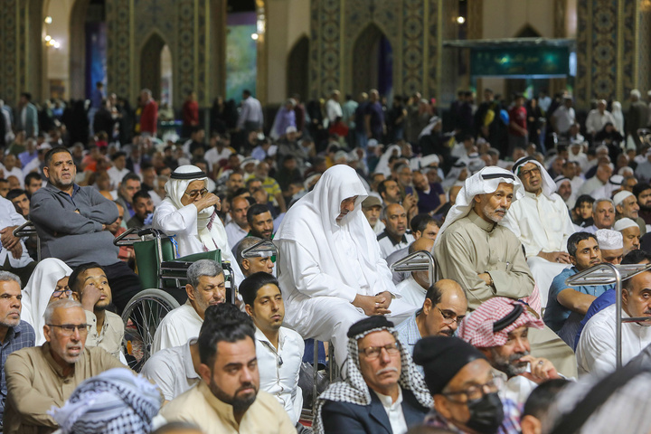 جشن ولادت حضرت رسول ویژه زائرین عرب زبان در حرم مطهر رضوی