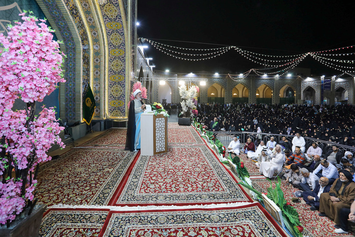 جشن ولادت حضرت رسول ویژه زائرین عرب زبان در حرم مطهر رضوی