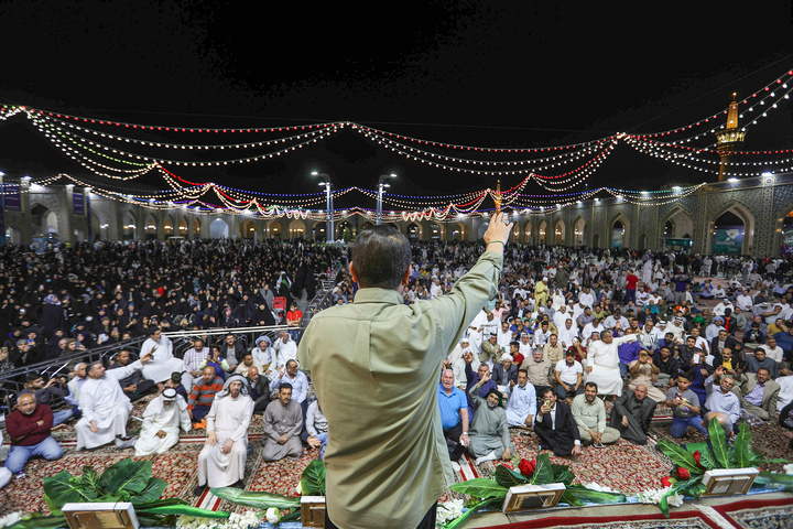 جشن ولادت حضرت رسول ویژه زائرین عرب زبان در حرم مطهر رضوی
