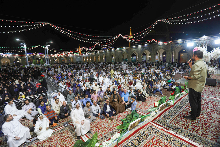 جشن ولادت حضرت رسول ویژه زائرین عرب زبان در حرم مطهر رضوی