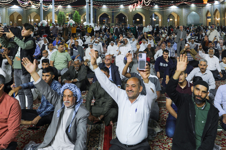جشن ولادت حضرت رسول ویژه زائرین عرب زبان در حرم مطهر رضوی