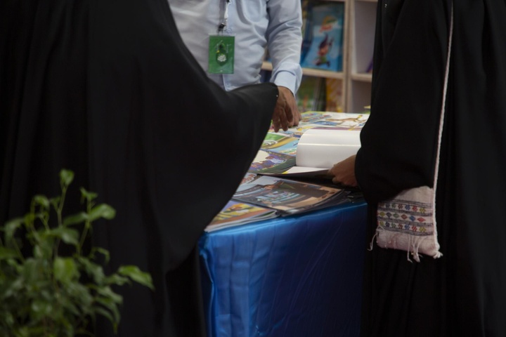 إعلام العتبة العباسية يشارك في فعاليات معرض كربلاء الدولي لكتاب الطفل