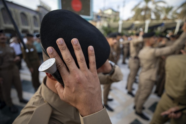 The Al-Abbas's (p) Shrine witnesses the graduation of a new batch of Iraqi Police College officers