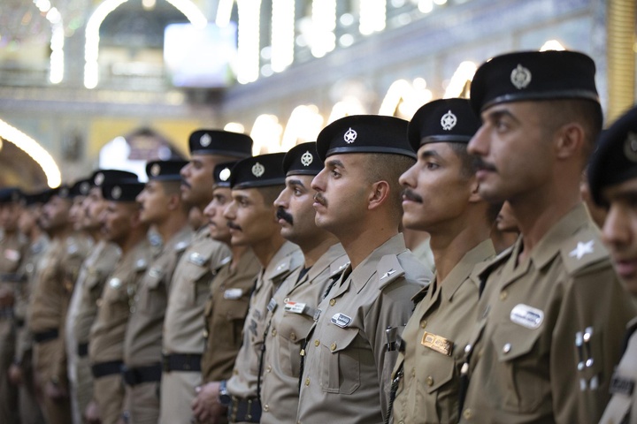 The Al-Abbas's (p) Shrine witnesses the graduation of a new batch of Iraqi Police College officers