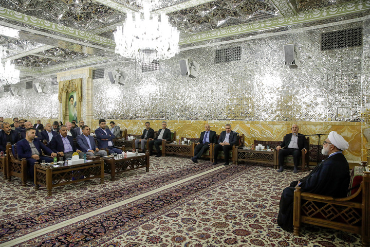 دیدار اعضای اجلاس رؤسای دانشگاه‌های برتر ایران و عراق با تولیت آستان قدس رضوی