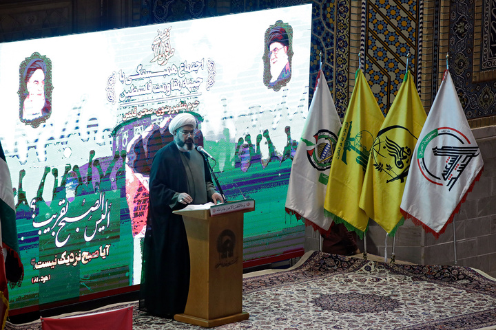 اجتماع همبستگی با جبهه مقاومت فلسطین در حرم مطهر رضوی