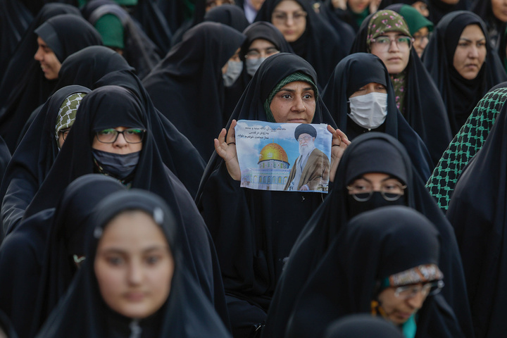 اجتماع همبستگی با جبهه مقاومت فلسطین در حرم مطهر رضوی