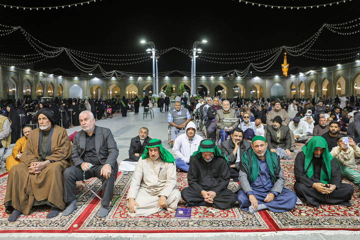 گردهمایی زائرین غیر ایرانی در حمایت از مردم فلسطین