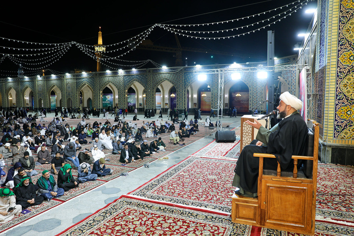 گردهمایی زائرین غیر ایرانی در حمایت از مردم فلسطین