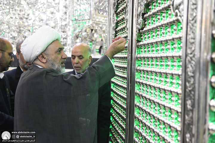 آئین غبارروبی مضجع شریف حضرت عبدالعظیم(ع)
