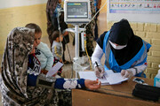 اردوی پزشکی بیمارستان رضوی در روستای هندل آباد