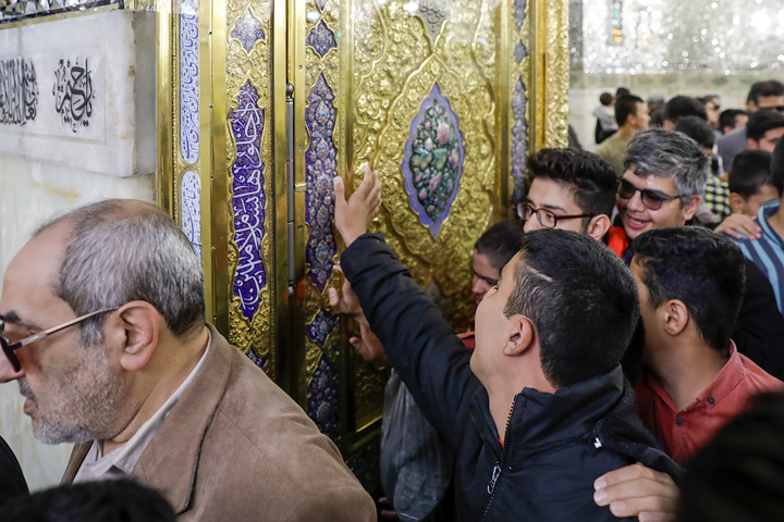 گرامیداشت روز عصای سفید در حرم مطهر رضوی