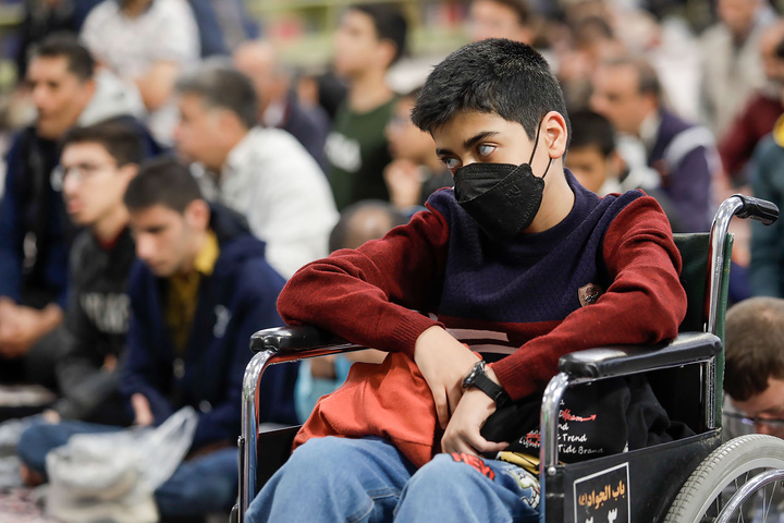 گرامیداشت روز عصای سفید در حرم مطهر رضوی