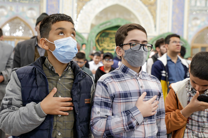 گرامیداشت روز عصای سفید در حرم مطهر رضوی
