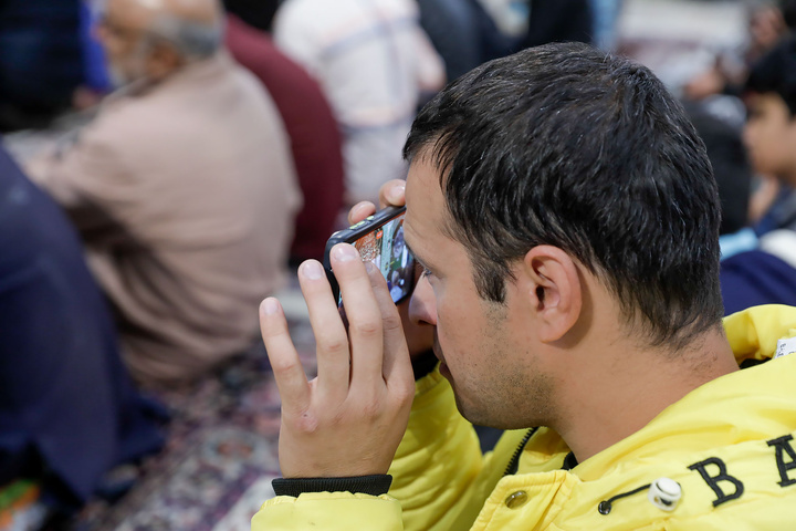 گرامیداشت روز عصای سفید در حرم مطهر رضوی