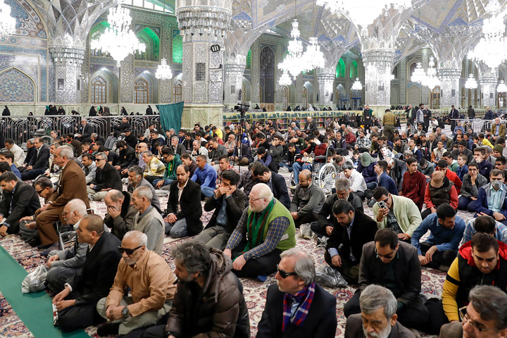 گرامیداشت روز عصای سفید در حرم مطهر رضوی