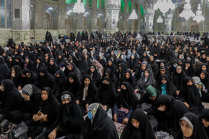 گرامیداشت روز عصای سفید در حرم مطهر رضوی
