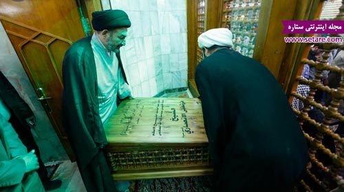 یگانه مرجع شیعیان آرمیده در جوار بارگاه منور امیرمومنان(ع)