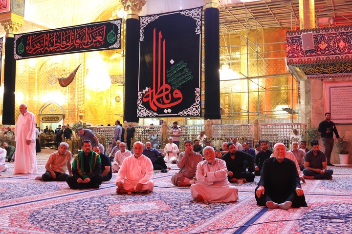 مجلس سوگواری در سالروز شهادت حضرت فاطمه معصومه (س) در آستان قدس عباسی
