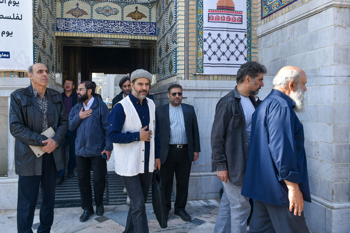 رویداد هنری «منالقدس الیالقدس» در حرم مطهر رضوی