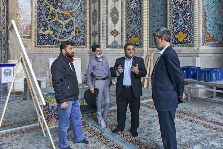 آغاز رویداد هنری «منالقدس الیالقدس» در حرم مطهر رضوی