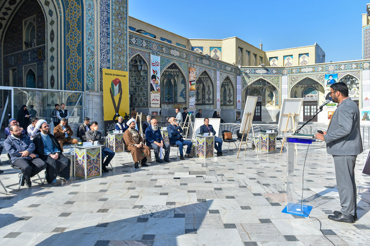 آغاز رویداد هنری «منالقدس الیالقدس» در حرم مطهر رضوی