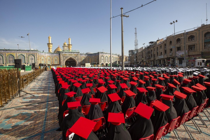 جشن فارق التحصیلی دختران در کربلا