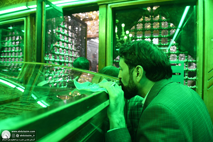 آئین غبارروبی مضجع شریف حضرت عبدالعظیم(ع)