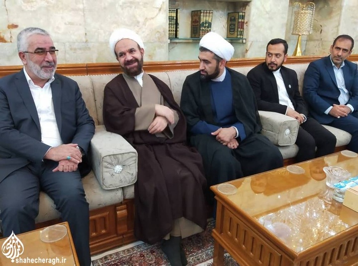 دیدار تولیت حرم مطهر حضرت شاهچراغ(ع) با تولیت آستان مقدس علوی دیدار تولیت حرم مطهر حضرت شاهچراغ(ع) با تولیت آستان مقدس علوی