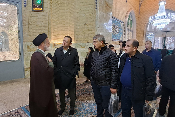 معاون وزیر کشاورزی ترکیه در حرم حضرت معصومه (س)